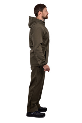 Толстовка «КУР 855.1» софтшелл флис-мембрана хаки